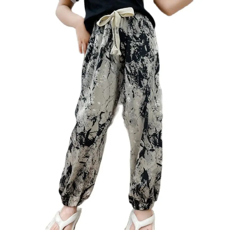 Летние штаны для девочек, штаны с принтом для девочек, повседневные стильные брюки для детей, одежда для девочек-подростков
Летние штаны для девочек, штаны с принтом для девочек, повседневные стильные брюки для детей, одежда для девочек-подростков