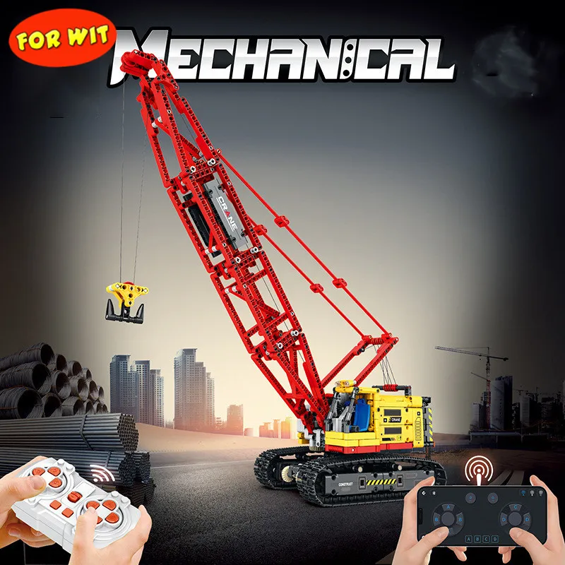 APP + R/C Control Mechanical Engineering Blocks, Toy Assembling High Spped Electric Phone Bluetooth Remote Control Crawler Crane
APP + R/C Control Mechanical Engineering Blocks, Toy Assembling High Spped Electric Phone Bluetooth Remote Control Crawler Crane