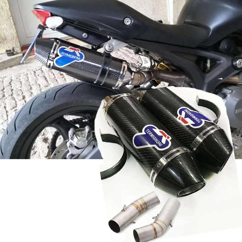 Выхлопная труба для DUCATI 696 795 796 848, мотоцикл для TERMIGNONI, выхлопная труба, полная система, средняя труба с дБ-убийцей
Выхлопная труба для DUCATI 696 795 796 848, мотоцикл для TERMIGNONI, выхлопная труба, полная система, средняя труба с дБ-убийцей