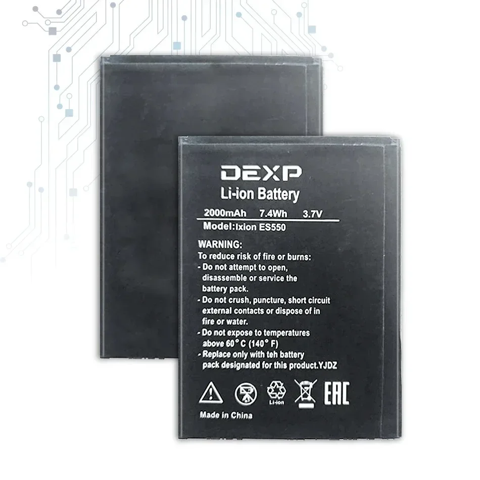 Для DEXP Ixion ES550 ES 550 литий-ионные аккумуляторы для мощный мобильный аккумулятор 2000