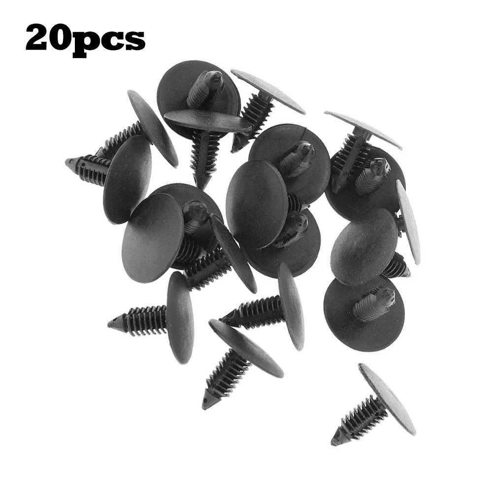Replacement Clips Retainer Push Pin 20pcs/kit 6506293AA Accessories Black Car Fender Liner Nylon Parts Durable
Replacement Clips Retainer Push Pin 20pcs/kit 6506293AA Accessories Black Car Fender Liner Nylon Parts Durable