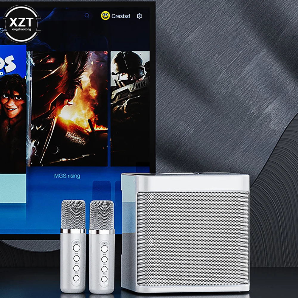 Беспроводной портативный Bluetooth-микрофон, 100 Вт 
Беспроводной портативный Bluetooth-микрофон, 100 Вт