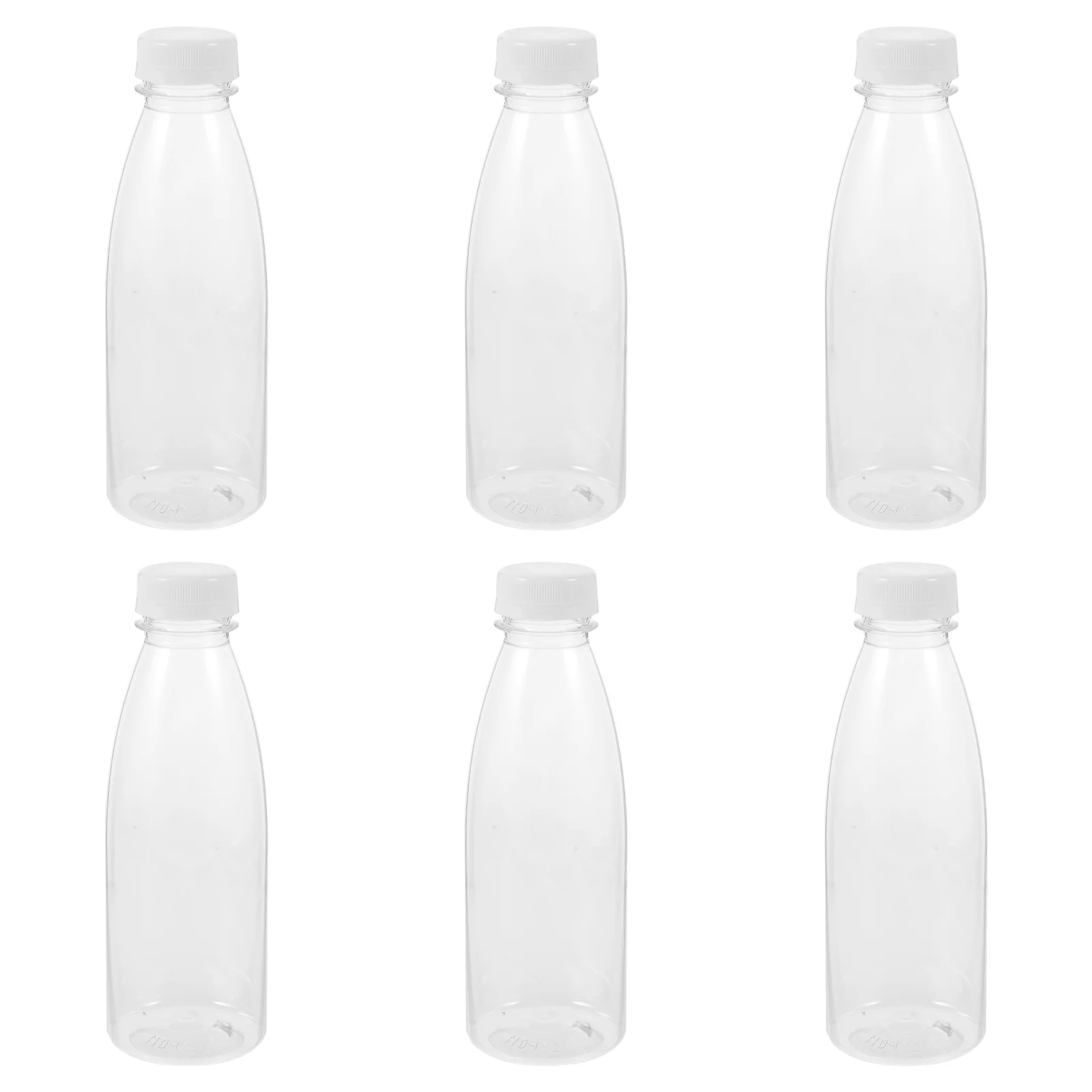 6pcs Clear Empty Bottles Reusable Empty Bottles with Black Caps for 500ml Milk 
6pcs Clear Empty Bottles Reusable Empty Bottles with Black Caps for 500ml Milk