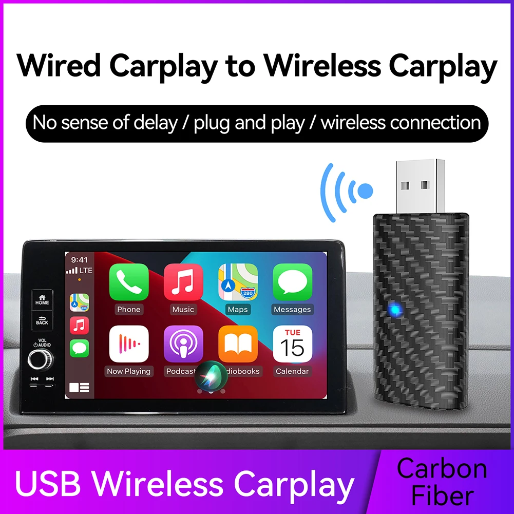 For Carplay Wireless Adapter 5Ghz Wireless CarPlay Adapter Dongle High Quality Automobiles Electronics
For Carplay Wireless Adapter 5Ghz Wireless CarPlay Adapter Dongle High Quality Automobiles Electronics
