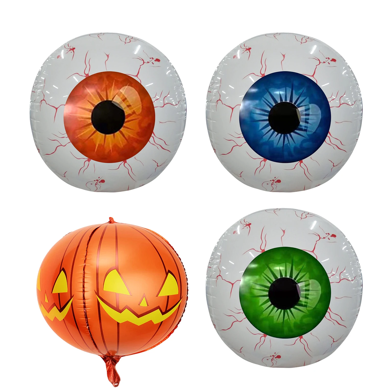 

4 шт., многоразовые надувные воздушные шары для глаз