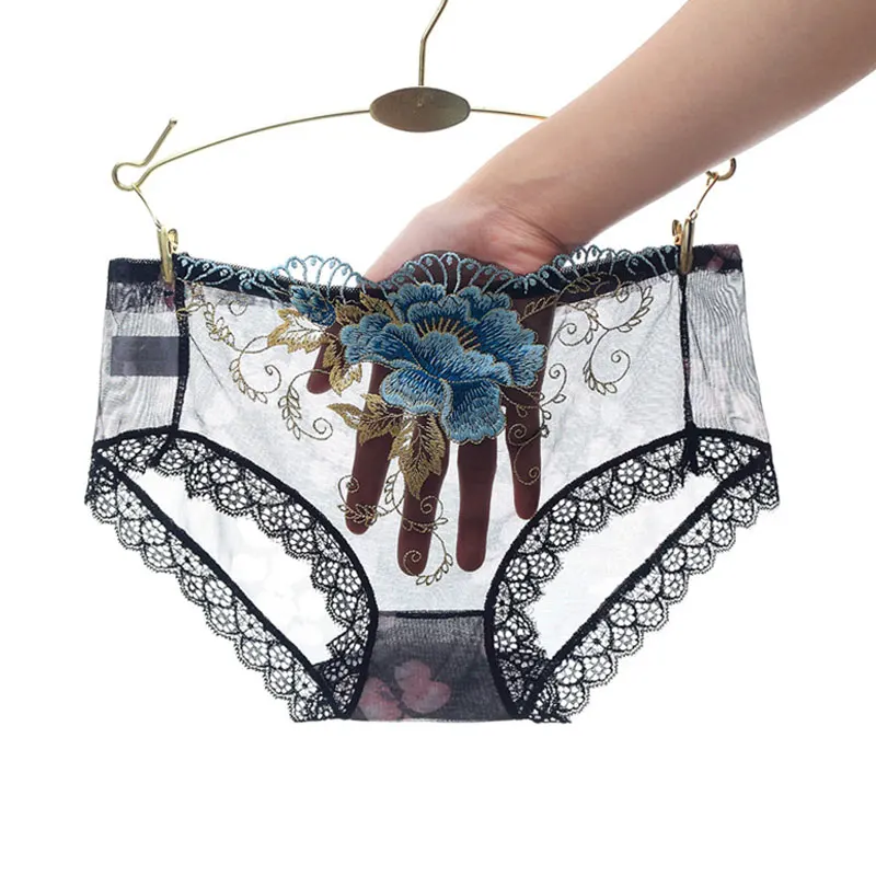 Transparent Underwear Seamless Briefs Sexy Lace Panties For Women Ladies Low-Waist Hollow Out Underpants Plus Size
Transparent Underwear Seamless Briefs Sexy Lace Panties For Women Ladies Low-Waist Hollow Out Underpants Plus Size