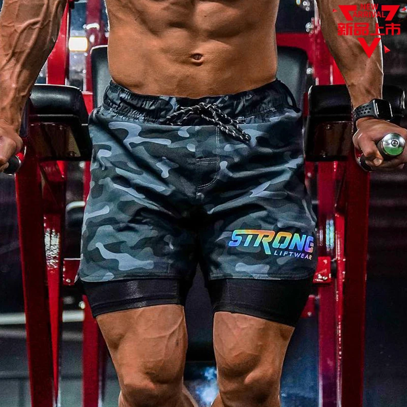 New Camo Running Shorts Men 2 In 1 Double-deck Quick Dry GYM Sport Shorts Fitness Jogging Workout Shorts Men Sports Short Pants
New Camo Running Shorts Men 2 In 1 Double-deck Quick Dry GYM Sport Shorts Fitness Jogging Workout Shorts Men Sports Short Pants