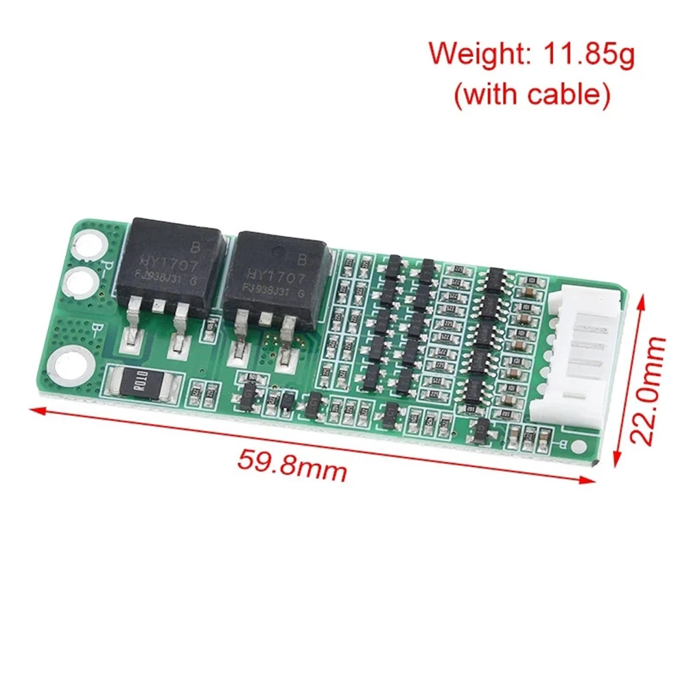 5S 15A Li-ion Lithium Battery Protection Board 60*23mm BMS Charging Protection Board Protection Circuit Power Tool Parts
5S 15A Li-ion Lithium Battery Protection Board 60*23mm BMS Charging Protection Board Protection Circuit Power Tool Parts
