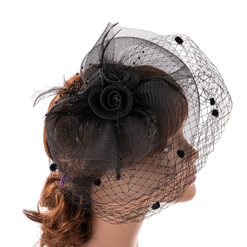Elegant Fascinator Hat Pillbox Hat for Women Cocktail Tea Party Headwear Exquisite French Fascinator for Wedding
Elegant Fascinator Hat Pillbox Hat for Women Cocktail Tea Party Headwear Exquisite French Fascinator for Wedding