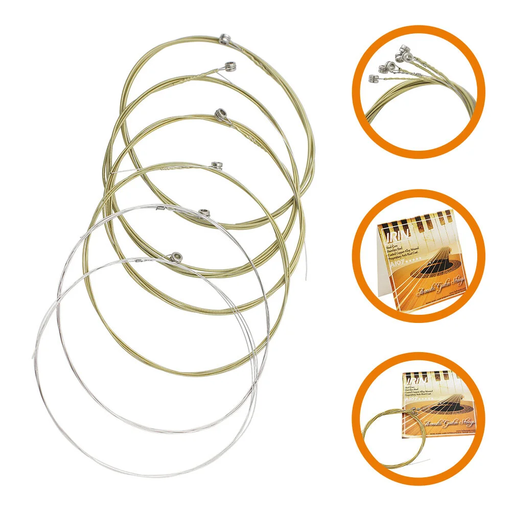 6 Pcs Component Folk Guitar Accessories Parts Music Classical Accessory Brass Metal
6 Pcs Component Folk Guitar Accessories Parts Music Classical Accessory Brass Metal