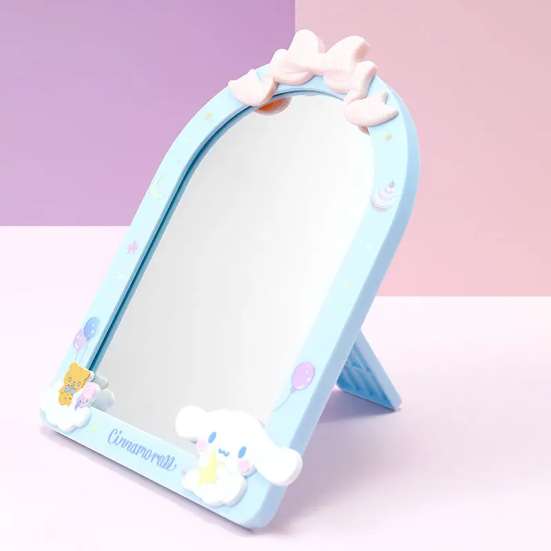 Kawaii Sanriod Anime Hobby Mymelody Kuromi Cinnamoroll Cute Home Bedroom Ladies Bow Beauty Vertical Folding Makeup Mirror
Kawaii Sanriod Anime Hobby Mymelody Kuromi Cinnamoroll Cute Home Bedroom Ladies Bow Beauty Vertical Folding Makeup Mirror