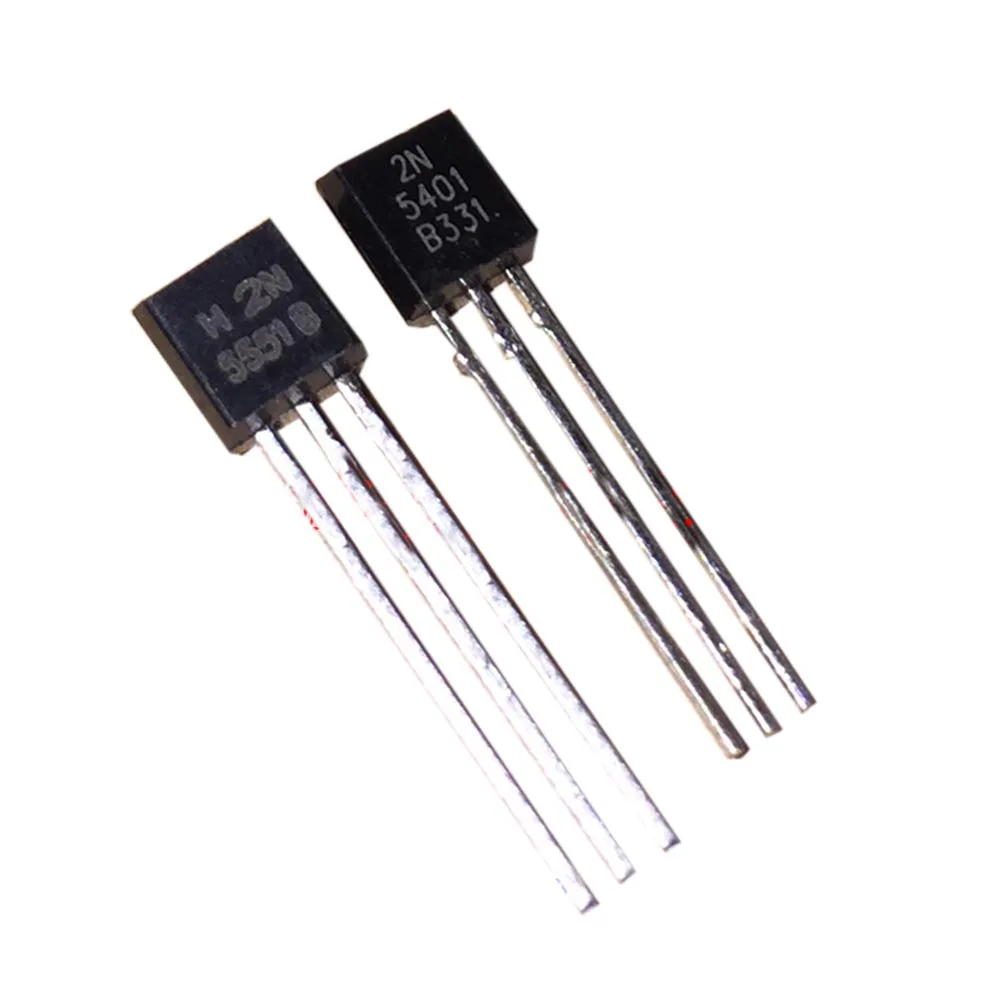100PCS 2N5551 2N5401 5551 5401 TO-92 (50PCS* 2N5401+50PCS* 2N5551 ) TO92 Bipolar Transistors - BJT PNP Gen Pr Amp
100PCS 2N5551 2N5401 5551 5401 TO-92 (50PCS* 2N5401+50PCS* 2N5551 ) TO92 Bipolar Transistors - BJT PNP Gen Pr Amp