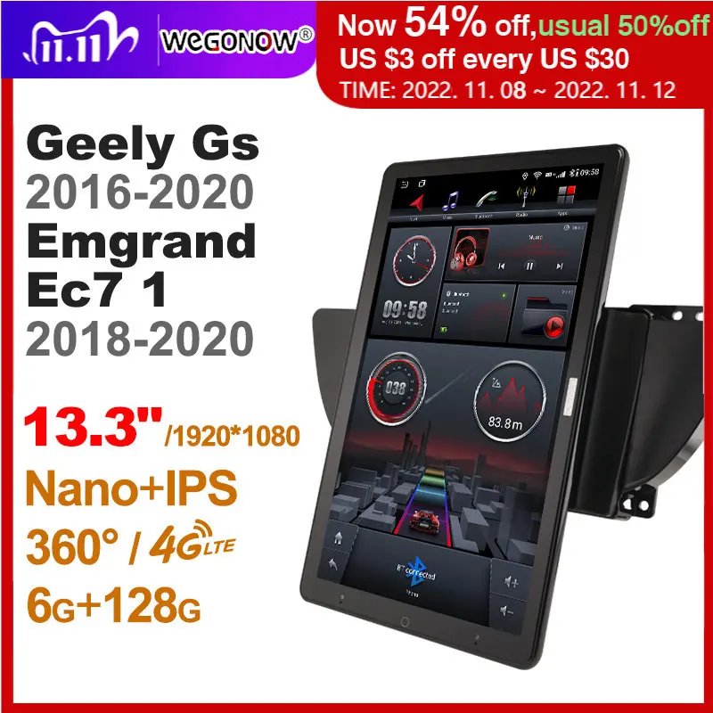 Автомагнитола Ownice с Android 10,0 для Geely GS 2016-2020, Emgrand EC7 1 2018-2020, 13,3 дюйма, без DVD, поддержка Quick Charge 1920*1080
Автомагнитола Ownice с Android 10,0 для Geely GS 2016-2020, Emgrand EC7 1 2018-2020, 13,3 дюйма, без DVD, поддержка Quick Charge 1920*1080