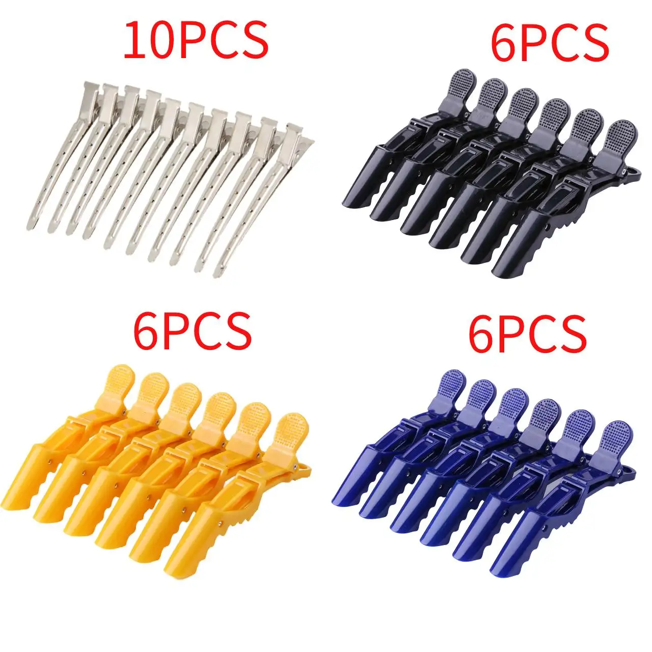 10pcs Hair Care Clips Stainless Steel Hairdressing Sectioning Clips Clamps For Hairdressing Barber Hair Cut Use Styling Tools
10pcs Hair Care Clips Stainless Steel Hairdressing Sectioning Clips Clamps For Hairdressing Barber Hair Cut Use Styling Tools