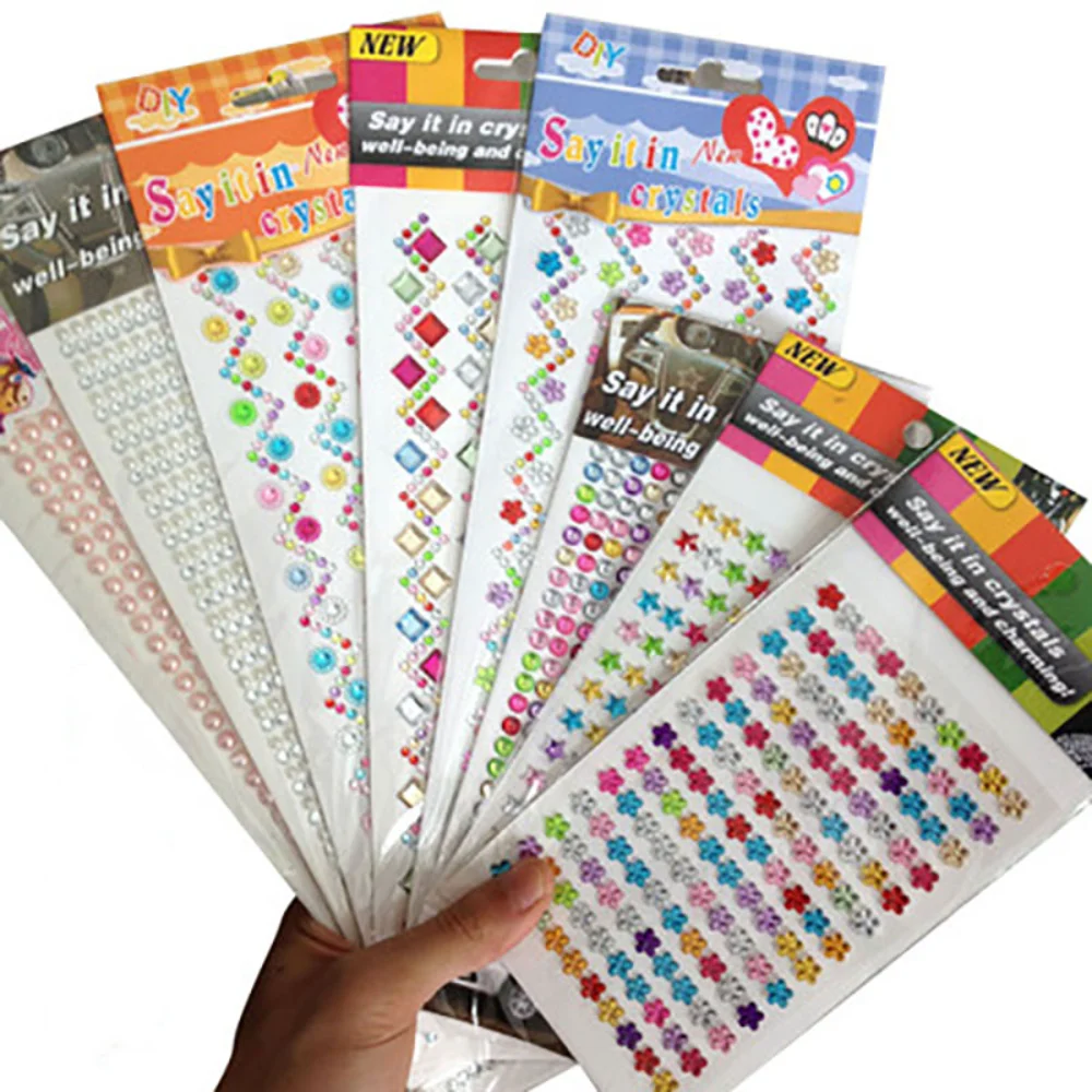 Children's Toys 3D Stereo Sticker Diy Crystal Diamond Rhinestone Self Adhesive Material Phone Sticker For Girl
Children's Toys 3D Stereo Sticker Diy Crystal Diamond Rhinestone Self Adhesive Material Phone Sticker For Girl