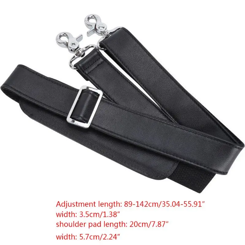Universal Adjustable Padded Genuine Leather Wide Shoulder Bag Strap Replacement for Laptop Case Luggage Crossbody Messenger
Universal Adjustable Padded Genuine Leather Wide Shoulder Bag Strap Replacement for Laptop Case Luggage Crossbody Messenger