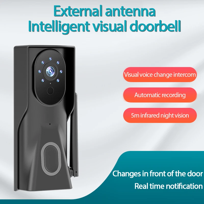 1080P Tuya Wireless WIFI High Definition Visual Doorbell 170DegreeLow Power Alarm AC Visual Doorbell
1080P Tuya Wireless WIFI High Definition Visual Doorbell 170DegreeLow Power Alarm AC Visual Doorbell