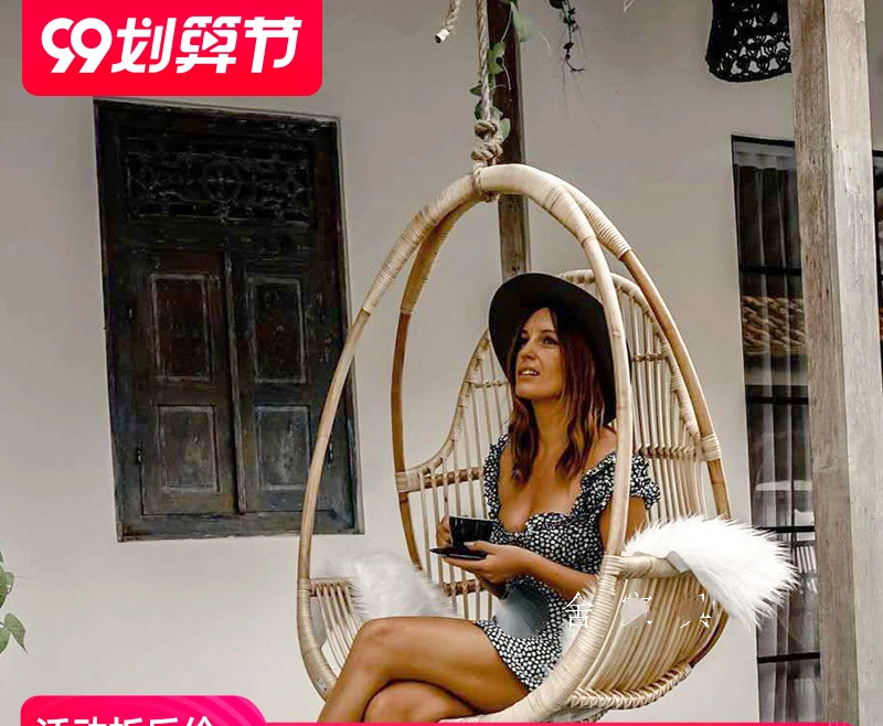 Hanging Swing Bedroom Girl Small Hanging Basket Balcony Dormitory B & B Glider Home Adult Cradle Chair
Hanging Swing Bedroom Girl Small Hanging Basket Balcony Dormitory B & B Glider Home Adult Cradle Chair