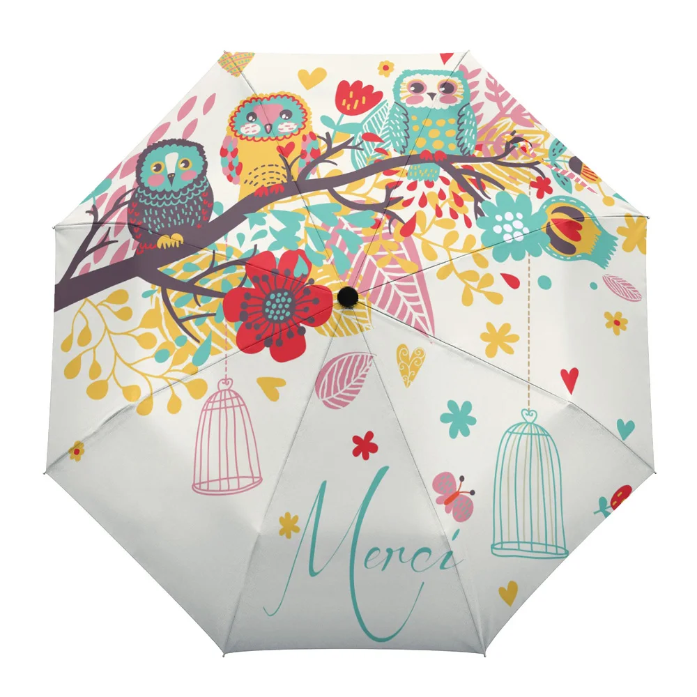 Owl Flower Cartoon Colorful Summer Umbrella for Outdoor Fully-automatic Eight Strands Umbrellas for Kids Printed Umbrella
Owl Flower Cartoon Colorful Summer Umbrella for Outdoor Fully-automatic Eight Strands Umbrellas for Kids Printed Umbrella