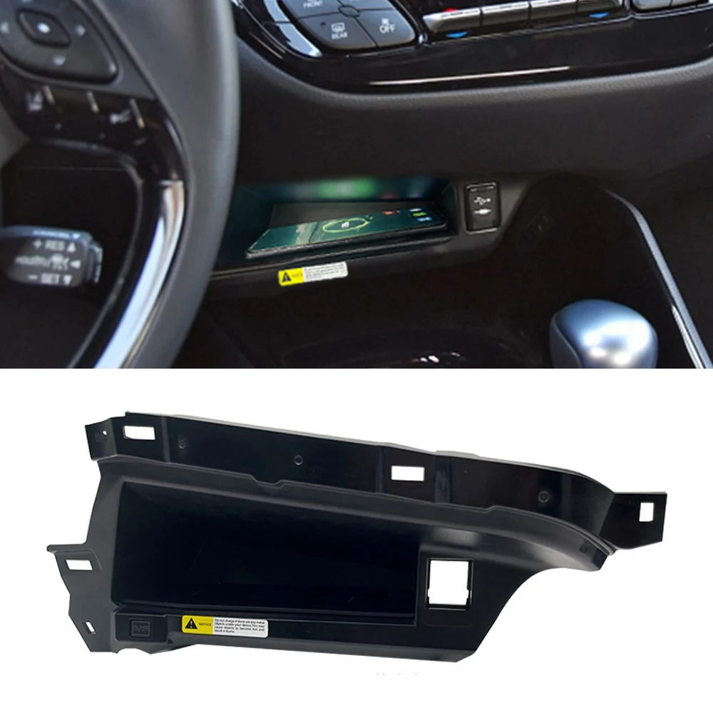 15W Qi Wireless Car Charger Fast Charging Board Case Mobile Phone Wireless Charger for Toyota CHR C-HR 2018-2021 Car Accessories 
15W Qi Wireless Car Charger Fast Charging Board Case Mobile Phone Wireless Charger for Toyota CHR C-HR 2018-2021 Car Accessories