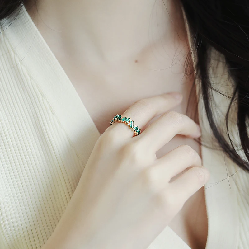 Luxury Green Crystal Irregular Gold Rings For Woman 2021 Neo Gothic Jewelry High Level Set Accessories For Korean Fashion Girls
Luxury Green Crystal Irregular Gold Rings For Woman 2021 Neo Gothic Jewelry High Level Set Accessories For Korean Fashion Girls