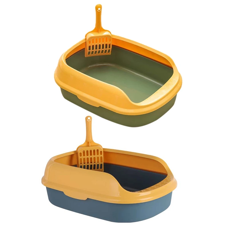 HOT Pet Toilet Bedpan Anti Splash Cats Litter Box Cat Tray With Scoop Kitten Dog Clean Toilet Home Plastic Sand Box
HOT Pet Toilet Bedpan Anti Splash Cats Litter Box Cat Tray With Scoop Kitten Dog Clean Toilet Home Plastic Sand Box