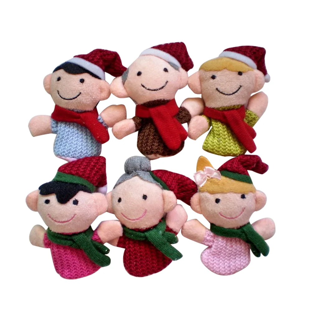 6PCS Christmas Finger Puppet Set Festival Small Cartoon Finger Set Family Interactive
6PCS Christmas Finger Puppet Set Festival Small Cartoon Finger Set Family Interactive