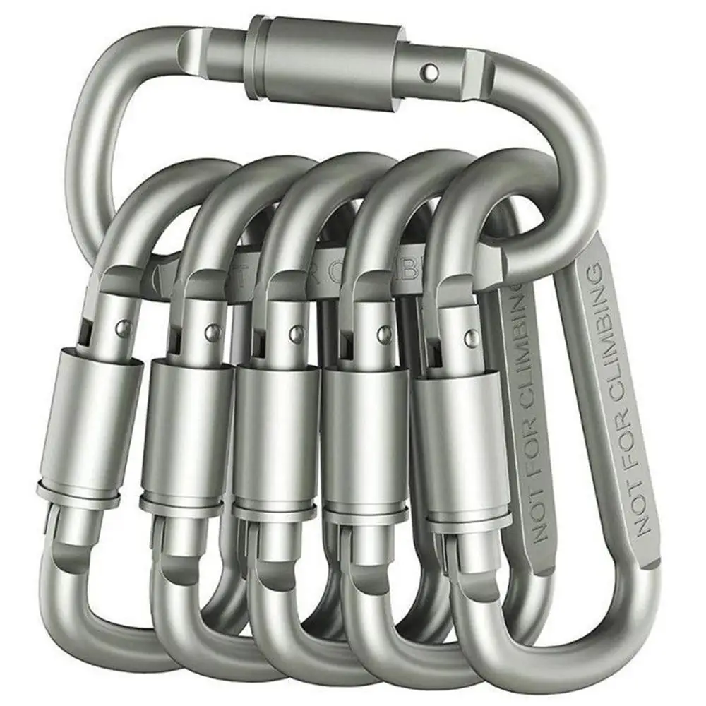 3PCS Carabiner Clip Set Aluminium Alloy Tourist Hooks Fishing Carbin Buckle Caribiner Key Holder Keychain Camping Karabiners
3PCS Carabiner Clip Set Aluminium Alloy Tourist Hooks Fishing Carbin Buckle Caribiner Key Holder Keychain Camping Karabiners
