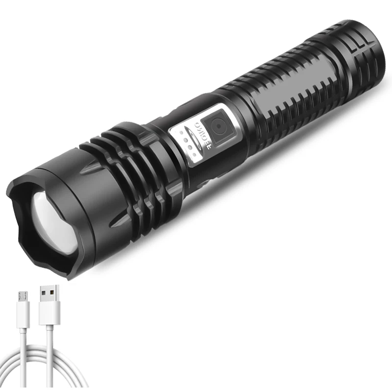 Мощный светодиодный фонарик XHP100 со встроенным аккумулятором 18650, лм, заряжаемый через Usb фонарик, фонарь для кемпинга
Мощный светодиодный фонарик XHP100 со встроенным аккумулятором 18650, лм, заряжаемый через Usb фонарик, фонарь для кемпинга
