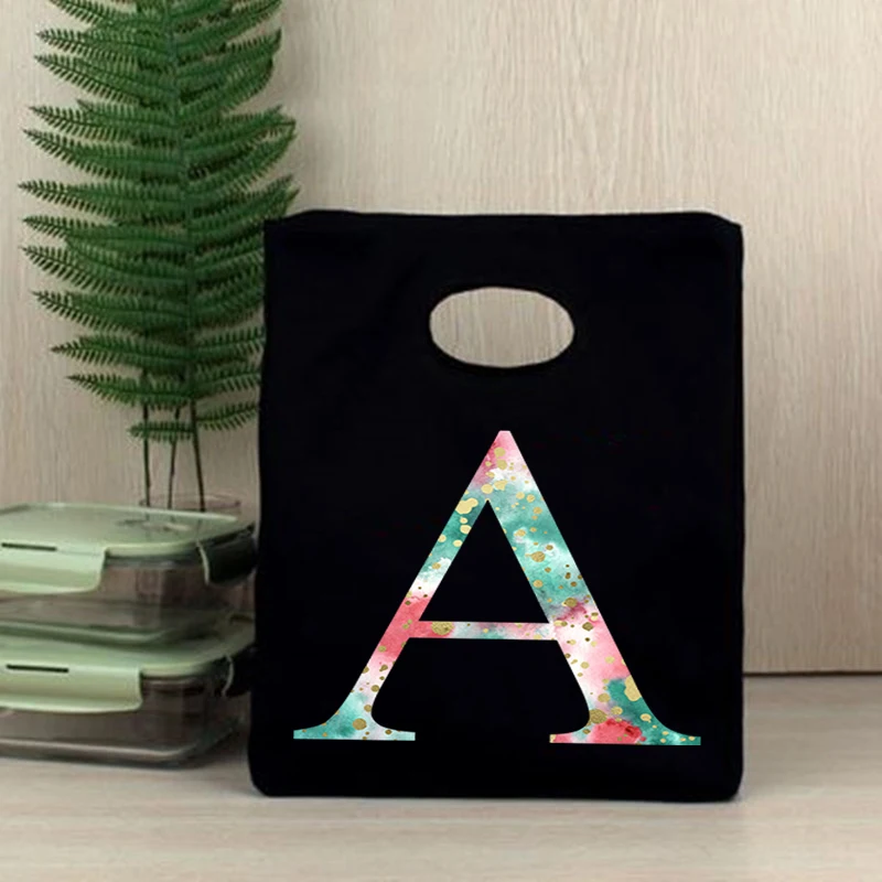 Insulation Lunch Box Watercolor A-Z Letters Print Lunch Tote Large Capacity Storage Work Bag Student Lunch Picnic Cooler Bags
Insulation Lunch Box Watercolor A-Z Letters Print Lunch Tote Large Capacity Storage Work Bag Student Lunch Picnic Cooler Bags