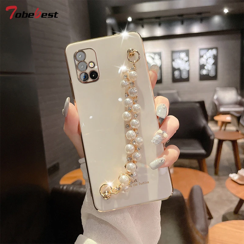Diamond Pearl Bracelet Chain Painting Silicone Case for Samsung Galaxy A51 A71 A11 A21S A31 A10 A20 A30 A50 A70 A10S A20S M51
Diamond Pearl Bracelet Chain Painting Silicone Case for Samsung Galaxy A51 A71 A11 A21S A31 A10 A20 A30 A50 A70 A10S A20S M51