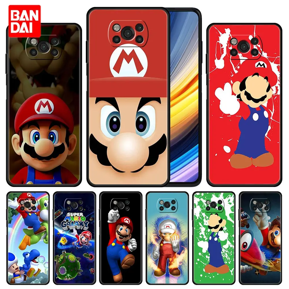 Super Mario Bros Case for Xiaomi Mi Poco X3 NFC F3 Redmi Note 9s 9 9A 9C 8 10 11 9T 8T 10T K40 Pro Plus Cover Silicone Black
Super Mario Bros Case for Xiaomi Mi Poco X3 NFC F3 Redmi Note 9s 9 9A 9C 8 10 11 9T 8T 10T K40 Pro Plus Cover Silicone Black