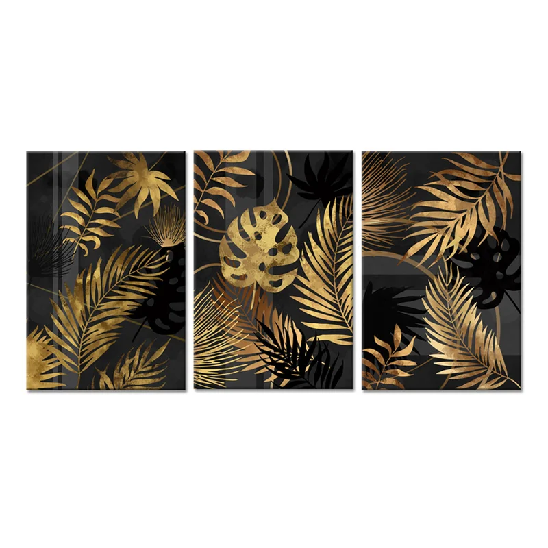 3 Pieces Gold Leaf Room Decor Poster Abstract Plant Print Canvas Painting Modern Style Picture Living Room Wall Art
3 Pieces Gold Leaf Room Decor Poster Abstract Plant Print Canvas Painting Modern Style Picture Living Room Wall Art