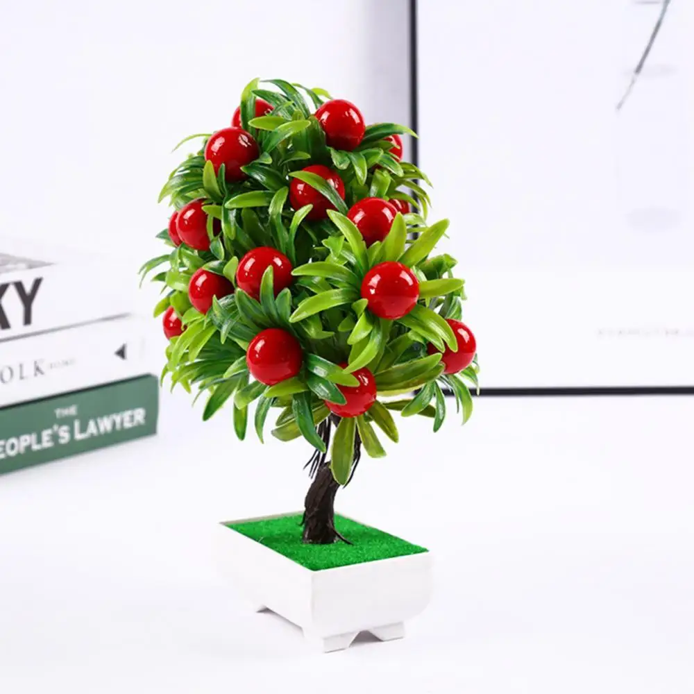 Plant Artificial Garden Living Room Mini Fruit Tree Pot Bonsai Desk Office Decor
Plant Artificial Garden Living Room Mini Fruit Tree Pot Bonsai Desk Office Decor