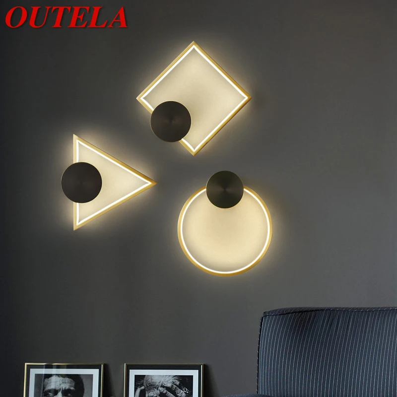 OUTELA Geometric Pattern Wall Lamp LED 3 Colors Indoor Sconce Light Creative Decor for Home Living Room Bedroom
OUTELA Geometric Pattern Wall Lamp LED 3 Colors Indoor Sconce Light Creative Decor for Home Living Room Bedroom