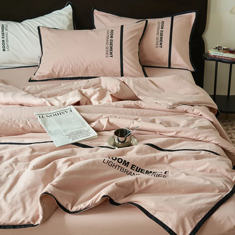 Nordic Light Luxury Washable Cotton Summer Quilt Single Piece Sleeping Naked Machine Washable Twin Summer Quilt
Nordic Light Luxury Washable Cotton Summer Quilt Single Piece Sleeping Naked Machine Washable Twin Summer Quilt