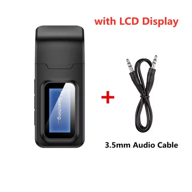 Bluetooth 5.0 Transmitter Receiver 3 in 1 EDR Wireless Adapter Dongle 3.5mm AUX for TV PC Headphones Stereo Car HIFI Audio
Bluetooth 5.0 Transmitter Receiver 3 in 1 EDR Wireless Adapter Dongle 3.5mm AUX for TV PC Headphones Stereo Car HIFI Audio