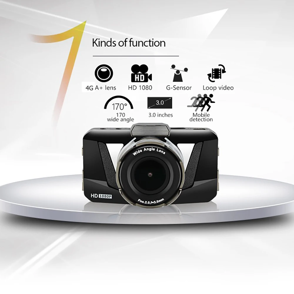 Car DVR 3.0 Full HD 1080P Dash Cam Vehicle Camera Video Recorder Registrar Car Parking Monitor Auto Motion Detector Night Vision
Car DVR 3.0 Full HD 1080P Dash Cam Vehicle Camera Video Recorder Registrar Car Parking Monitor Auto Motion Detector Night Vision