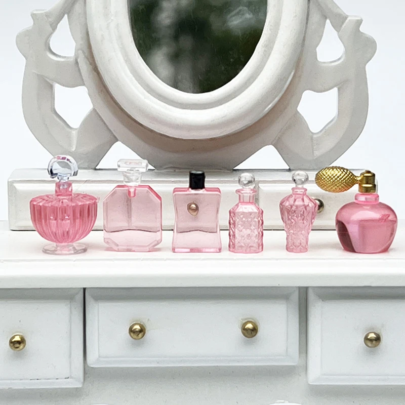 6Pcs/Set 1:12 Dollhouse Miniature Perfume Model Doll House Bedroom Bath Decor Toy Doll Fashion Makeup Accessories
6Pcs/Set 1:12 Dollhouse Miniature Perfume Model Doll House Bedroom Bath Decor Toy Doll Fashion Makeup Accessories
