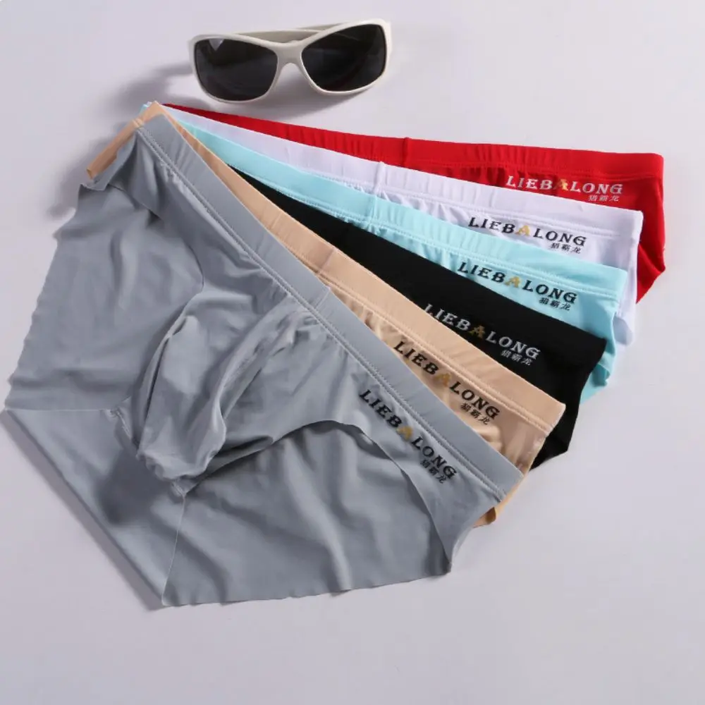 New Men'S Underwear Briefs Ice Silk Triangle Pants Men'S Thin Slightly Transparent Borderless U Raised Low Waist Sexy Underwear
New Men'S Underwear Briefs Ice Silk Triangle Pants Men'S Thin Slightly Transparent Borderless U Raised Low Waist Sexy Underwear