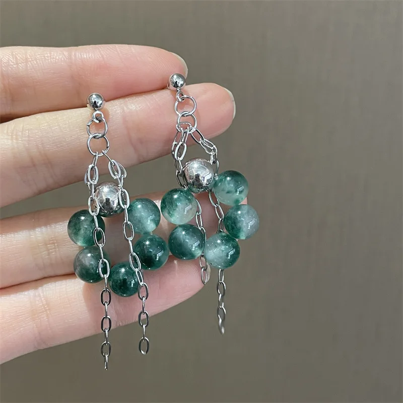Ajojewel Vintage Green Natural Stone Earrings Tassel Elastic Ring Set Jewelry Birthday Gifts For Women Girls Bijoux Femme
Ajojewel Vintage Green Natural Stone Earrings Tassel Elastic Ring Set Jewelry Birthday Gifts For Women Girls Bijoux Femme