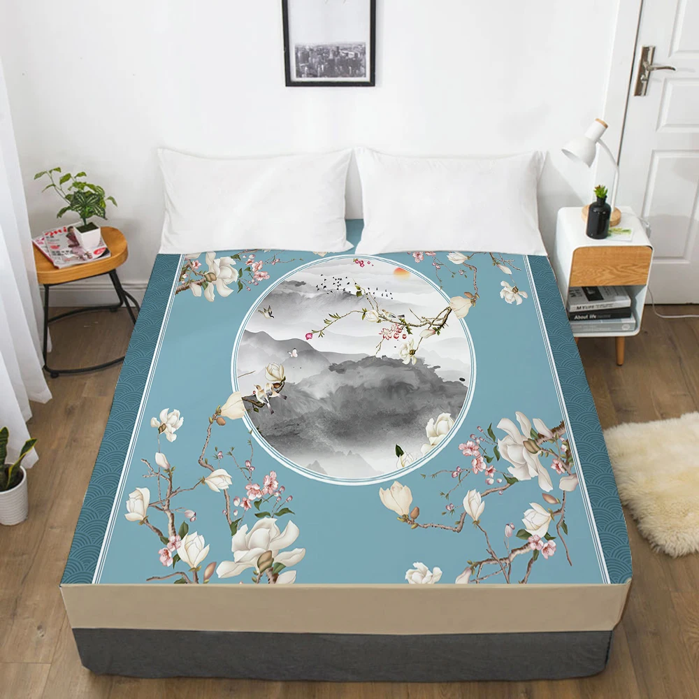 Простыня для кровати с резинкой, чехол на матрас, размер на заказ, постельное белье в стиле ретро, горный стиль, 1 шт.
Простыня для кровати с резинкой, чехол на матрас, размер на заказ, постельное белье в стиле ретро, горный стиль, 1 шт.