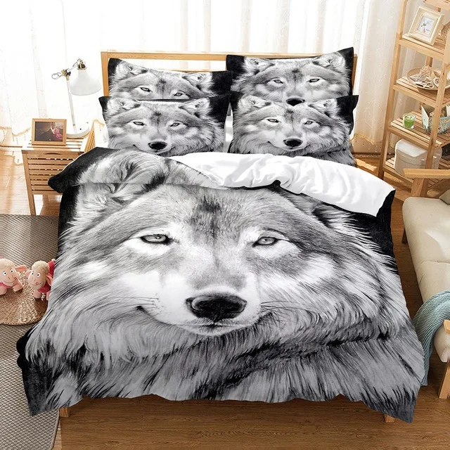 Animal Bedding Set Wolf 3d Duvet Cover Sets Tiger Scenery Home Decor Bed Linens Quilt Modern Dropshipping Single Queen King Size
Animal Bedding Set Wolf 3d Duvet Cover Sets Tiger Scenery Home Decor Bed Linens Quilt Modern Dropshipping Single Queen King Size