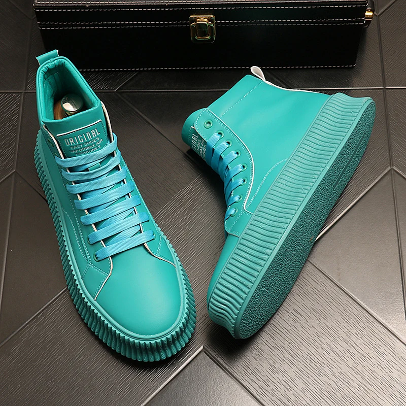 High-top shoes men's 2022 new trendy shoes summer breathable short boots Korean version trend thick-soled mid-top Martin boots
High-top shoes men's 2022 new trendy shoes summer breathable short boots Korean version trend thick-soled mid-top Martin boots