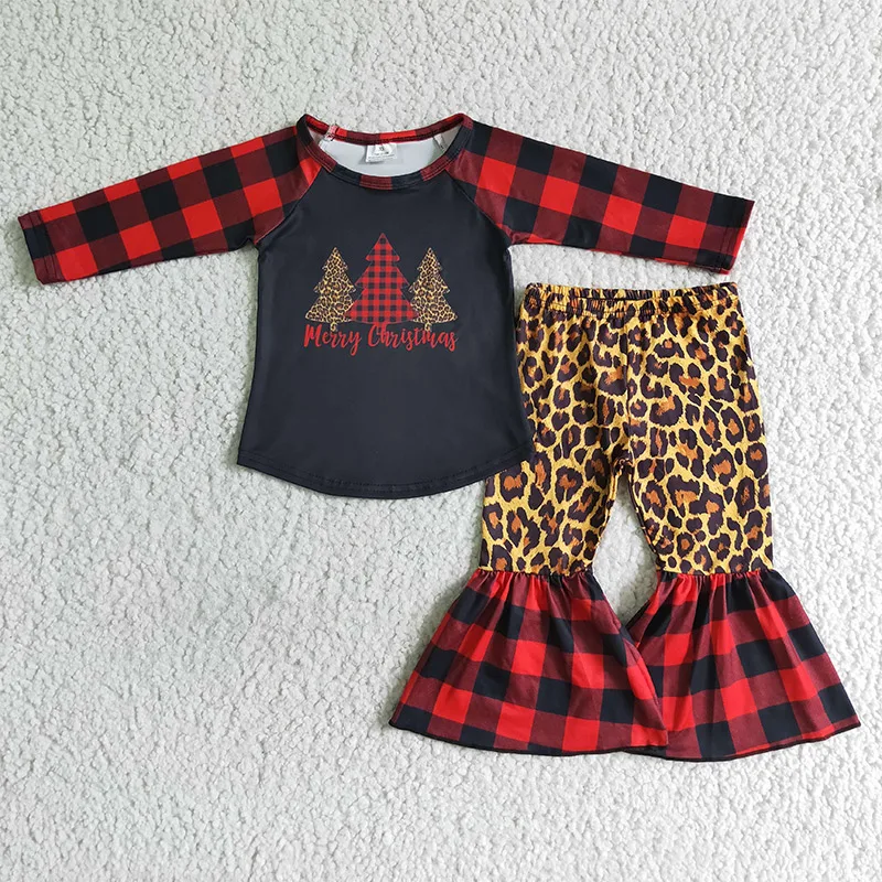 Christmas boutique outfits merry christmas tree print girls clothing sets kids bell bottoms toddler clothes 2 pcs sets
Christmas boutique outfits merry christmas tree print girls clothing sets kids bell bottoms toddler clothes 2 pcs sets