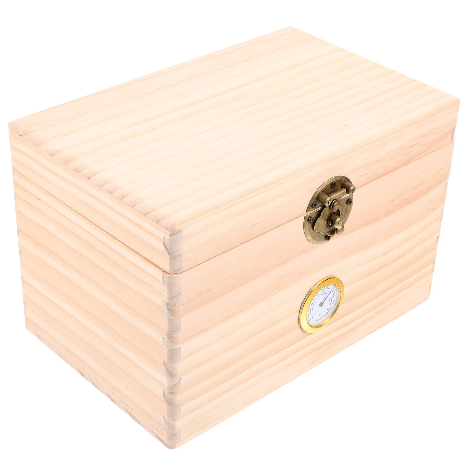Wooden Tea Box Tea Storage Box Tea Packaging Box Unpainted Tea Gift Container with Hygrometer
Wooden Tea Box Tea Storage Box Tea Packaging Box Unpainted Tea Gift Container with Hygrometer