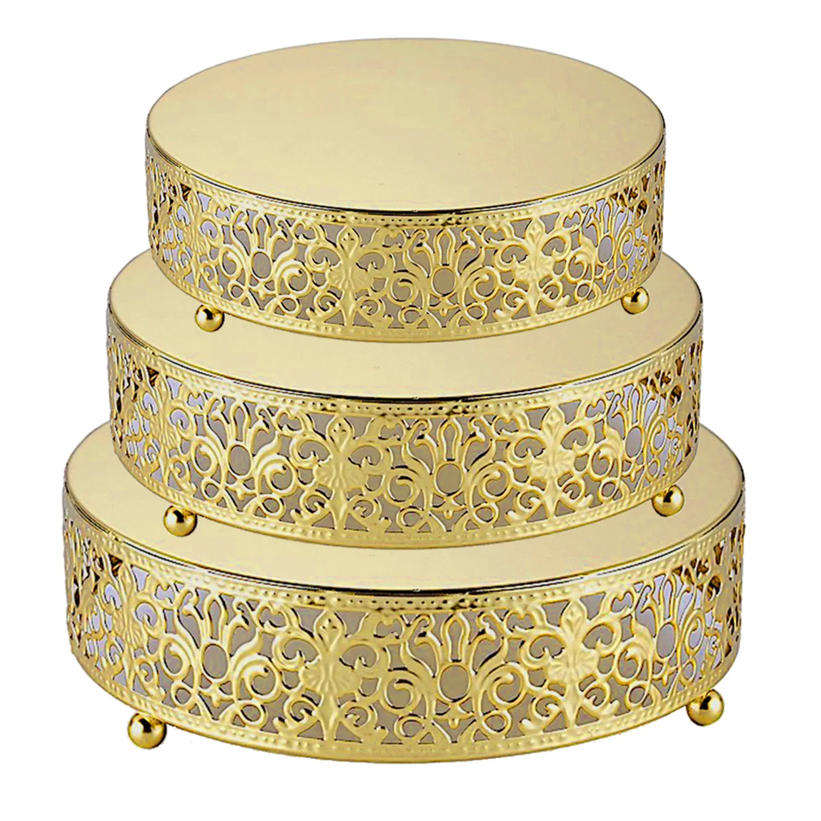 3pcs Round Gold Metal Elegant Home Reusable Candy Fruit Wedding Party Dessert Cupcake Snack Cake Stand Birthday Baby Shower
3pcs Round Gold Metal Elegant Home Reusable Candy Fruit Wedding Party Dessert Cupcake Snack Cake Stand Birthday Baby Shower
