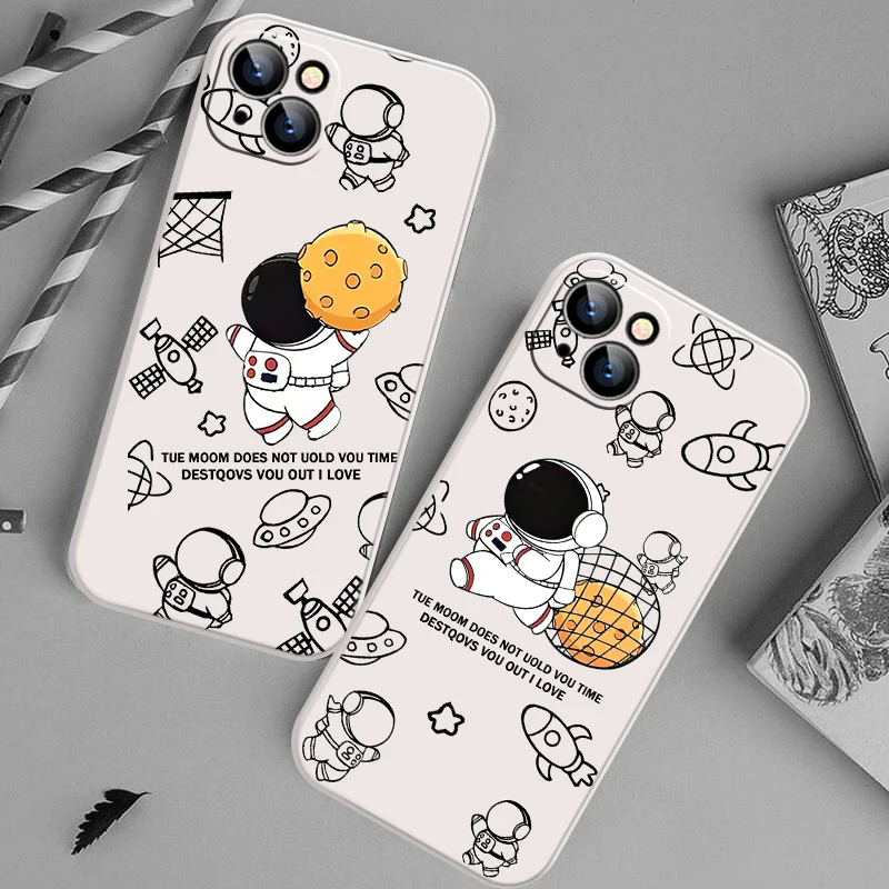 Phone Case For iPhone 13 12 11Pro mini 6 6s 7 8Plus X XR XS MAX SE 2020 Soft TPU Funda Smartphone Coque Silicon Cute Astronaut
Phone Case For iPhone 13 12 11Pro mini 6 6s 7 8Plus X XR XS MAX SE 2020 Soft TPU Funda Smartphone Coque Silicon Cute Astronaut