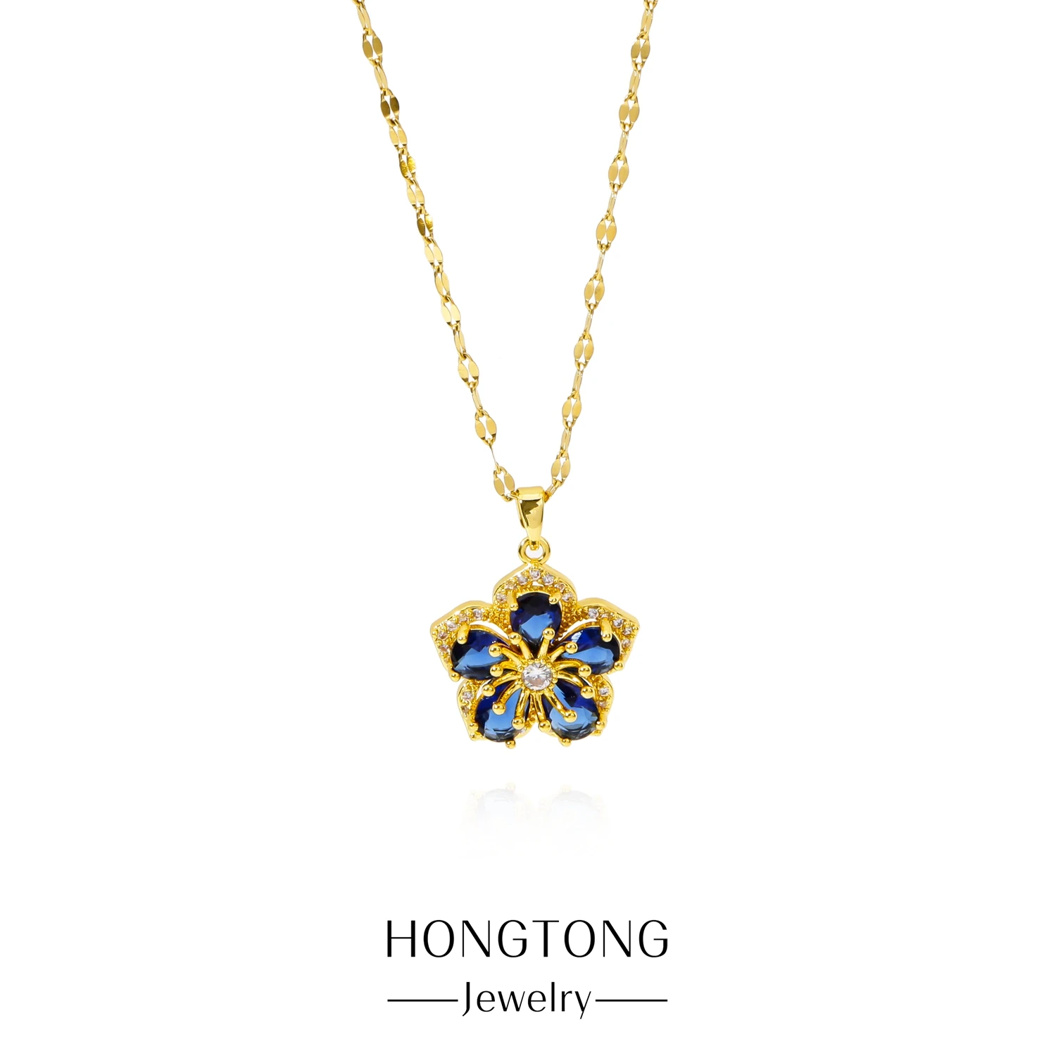 HONGTONG Bauhinia Necklace Female Zircon Flowers Niche Light Luxury New Design Pendant Temperament Titanium Steel Necklace
HONGTONG Bauhinia Necklace Female Zircon Flowers Niche Light Luxury New Design Pendant Temperament Titanium Steel Necklace