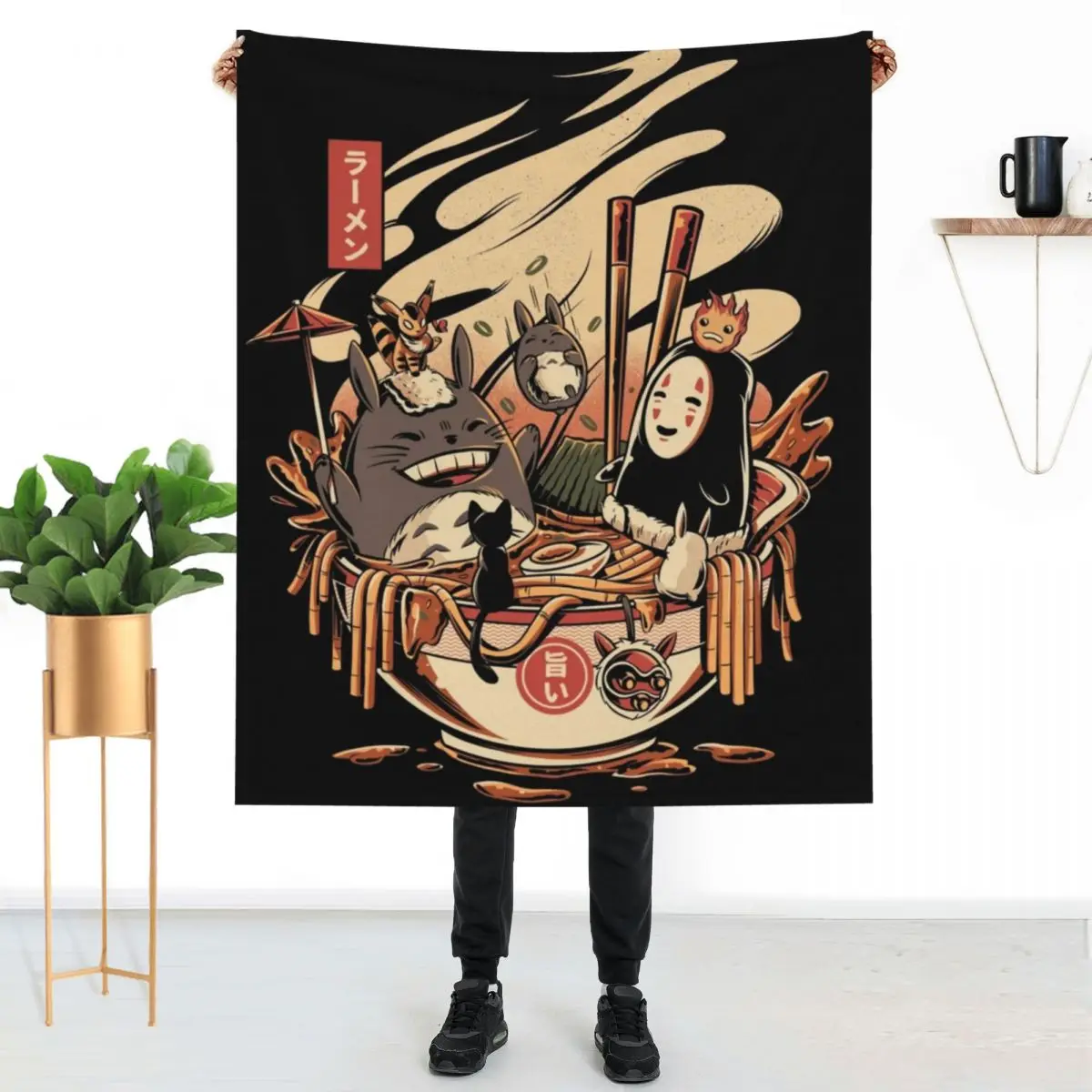 Japanese Anime Blanket Totoro And No Face Knee Winter Warm Throw Blanket Big Thick Furry Blankets 
Japanese Anime Blanket Totoro And No Face Knee Winter Warm Throw Blanket Big Thick Furry Blankets